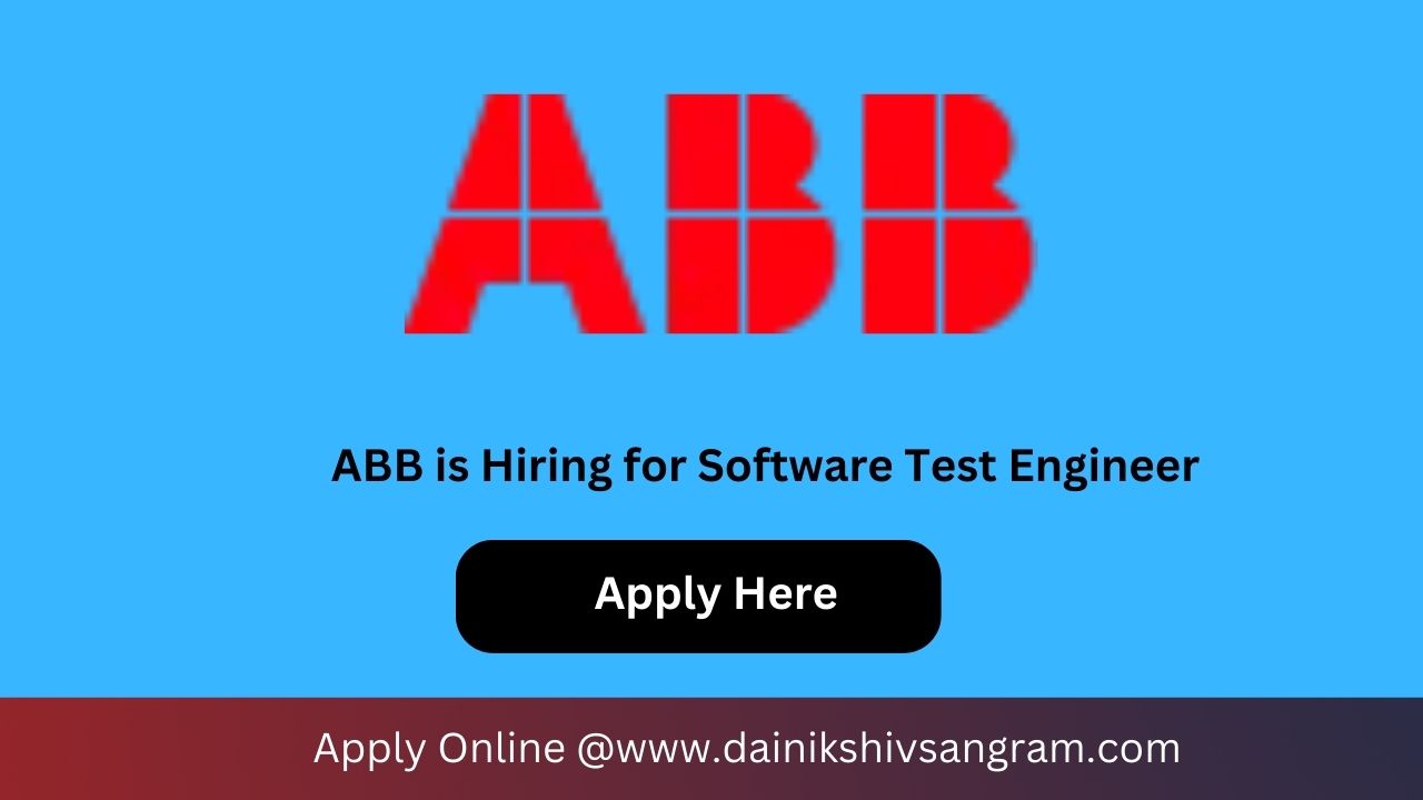 ABB is Hiring for R&D Engineer - Test Automation Developer | Software Testing Jobs