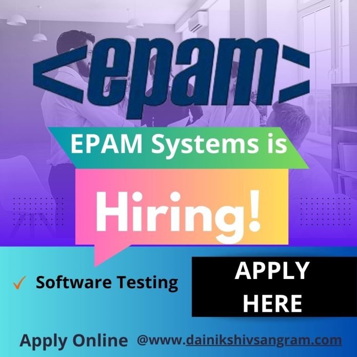 EPAM Systems is Hiring for Automation Tester | Software Testing Jobs