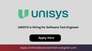 Unisys is Hiring for Automation Test Engineer | Software Testing Jobs.