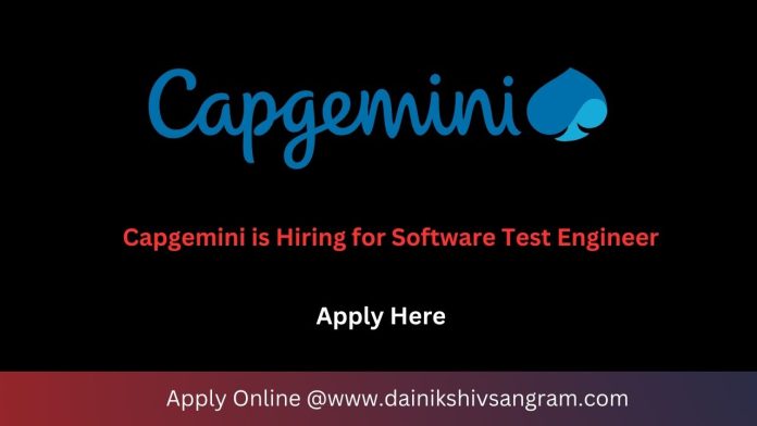 Capgemini is Hiring for Automation Tester | Software Testing Jobs