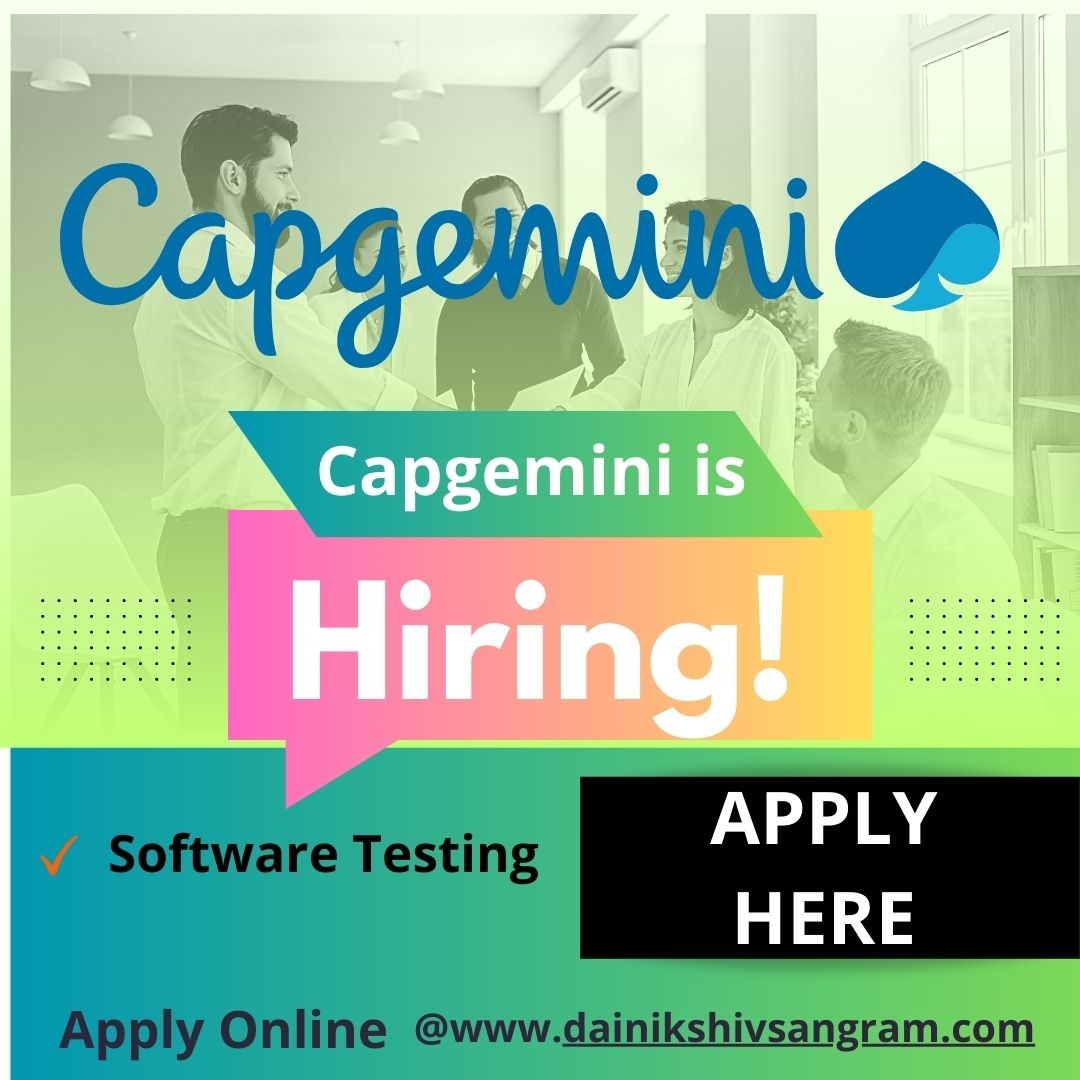 Capgemini is Hiring for Manual Tester | Software Testing Jobs