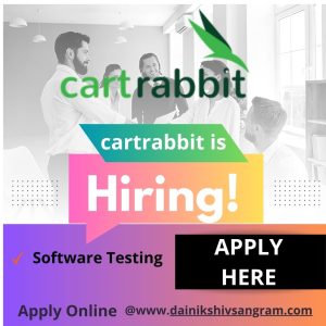 Cartrabbit is Hiring for Software Testing Engineer - Fresher | Software Testing Jobs