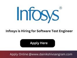 Infosys is Hiring for IT Testing | Software Testing Jobs
