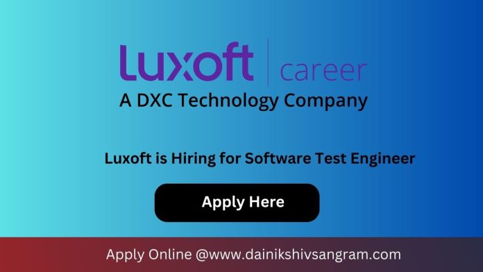Luxoft is Hiring for Software Test Engineer | Software Testing Jobs