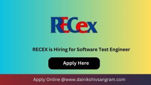 Recex is Hiring for Software Tester | Software Testing Jobs