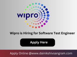 Wipro Limited is Hiring for Test Engineer | Software Testing Jobs