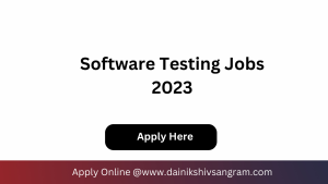 Software Testing Job Opening 2023