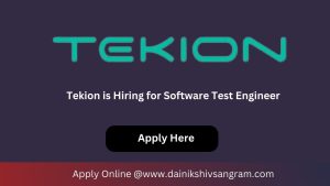 Tekion is Hiring for QA Engineer | Software Testing Jobs