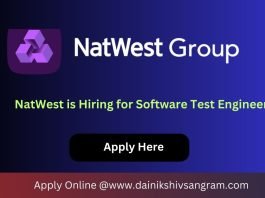 NatWest Group is Hiring for Testing Analyst | Software Testing Jobs