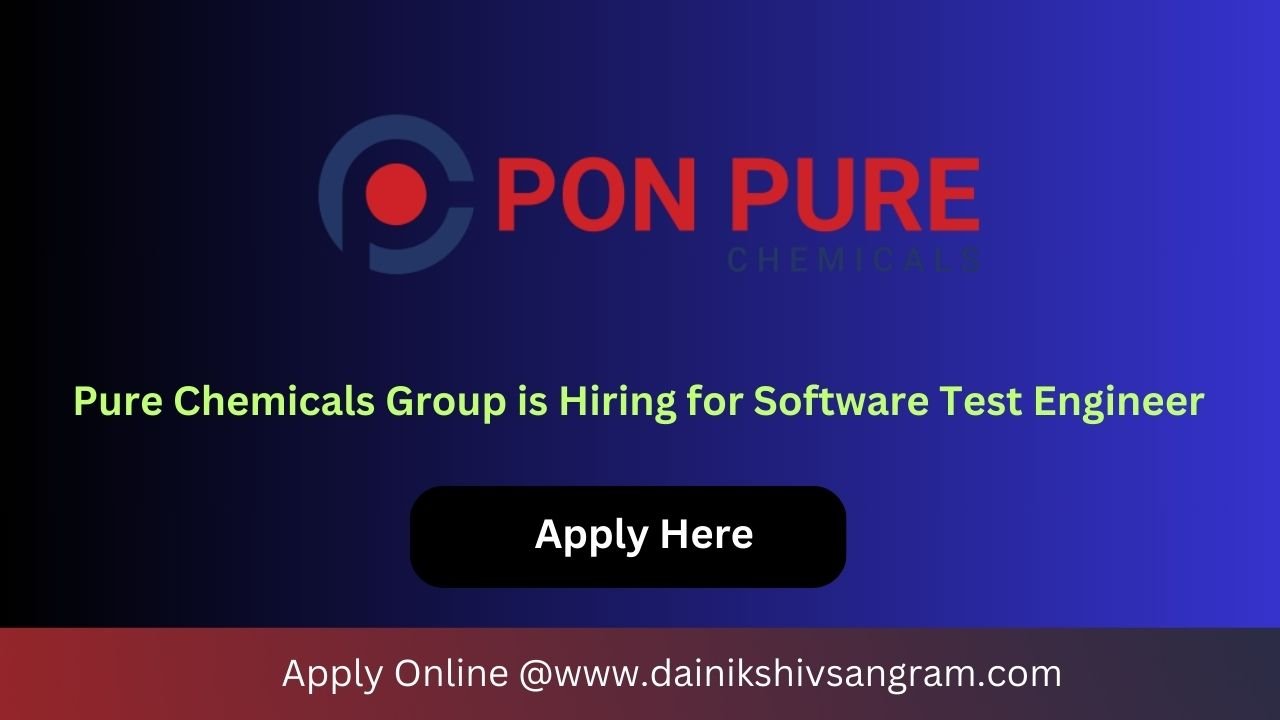 Pure Chemicals Group is Hiring for Quality Assurance | Software Testing Jobs