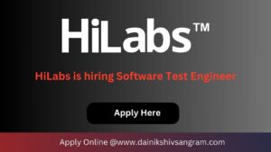 HiLabs is Hiring for Software Test Engineer.Exp.2-3