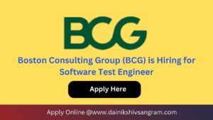 Exciting Opportunity: Boston Consulting Group (BCG) is Hiring for QA Software Engineer. Exp. 2-4