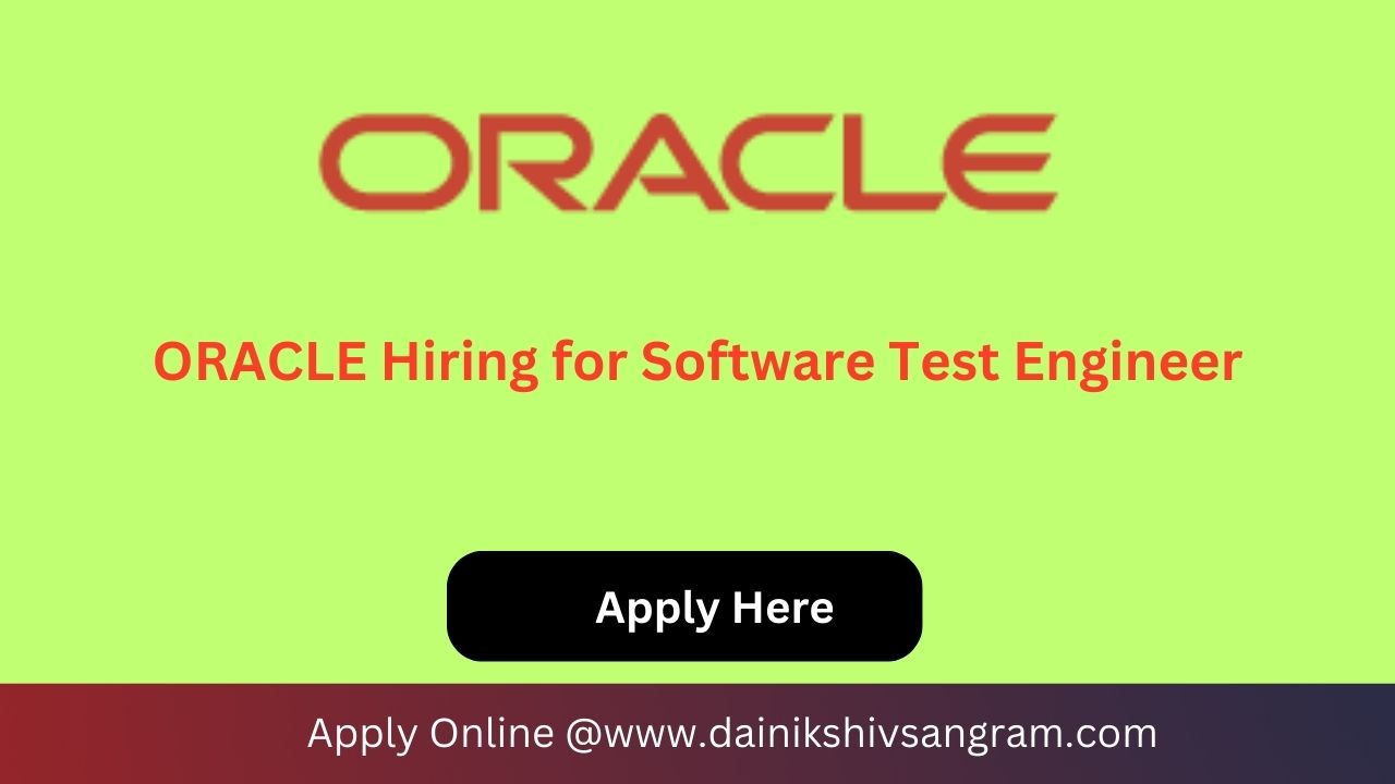 Oracle is Hiring for QA Analyst | Fresher Job