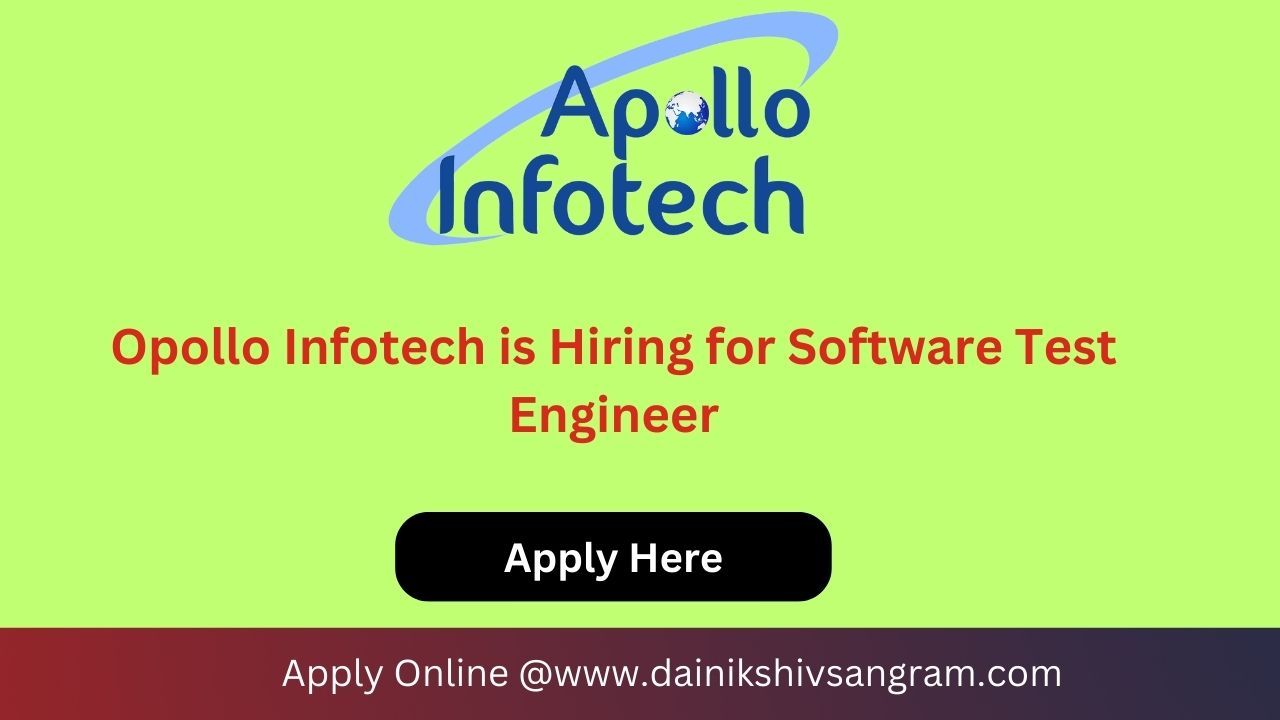 Exciting Opportunity: Opollo Infotech is Hiring for QA Tester | Software Testing Jobs. Exp.1 Year