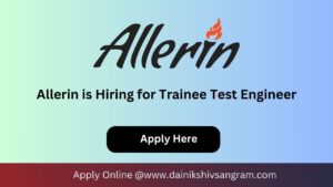 Allerin is Hiring for Trainee Test Engineer- Fresher Job| Software Testing Job