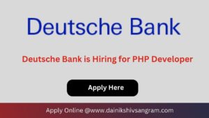 Deutsche Bank is Hiring for QA Engineer | Software Testing Jobs. Exp.6