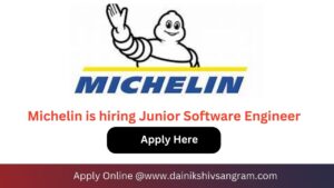 Exciting Opportunity for Junior Software Test Engineer in Michelin Pune | 2023 Pass Out Fresher