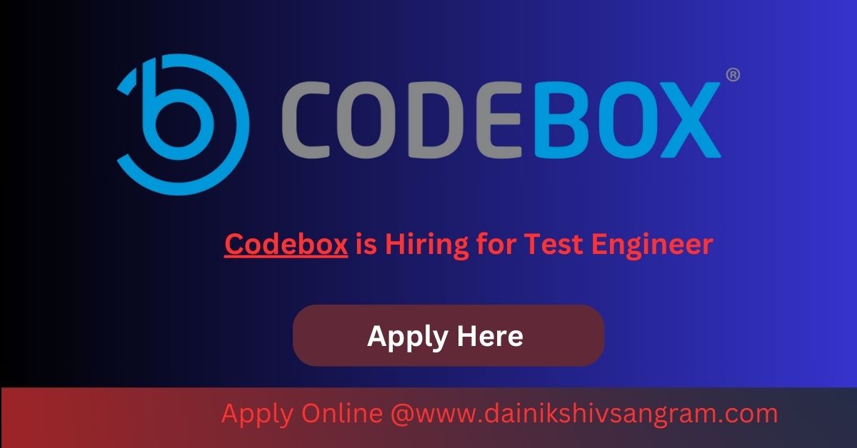 Codebox is Hiring for QA Engineer Intern | Fresher Job
