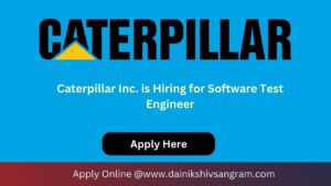 Caterpillar Inc. is Hiring for Software Test Engineer | Software Testing Jobs