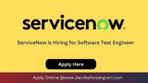ServiceNow is Hiring for Software Quality Engineer- Fresher Job