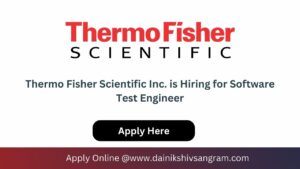 Thermo Fisher Scientific Inc. is Hiring for Test Engineer- Hybrid Job
