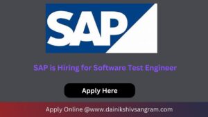 SAP is Hiring for Quality Associate | Software Testing Jobs