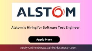 Alstom is Hiring for Test Automation Specialist | Software Testing Jobs