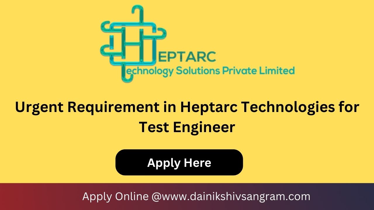 Exciting Opportunity: Heptarc Technologies is Hiring for Manual Test Engineer- Remote Job. Exp.3-5 Years