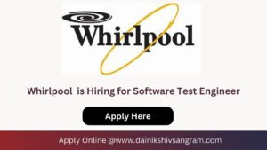 Whirlpool Corporation is Hiring for Software Test Engineer