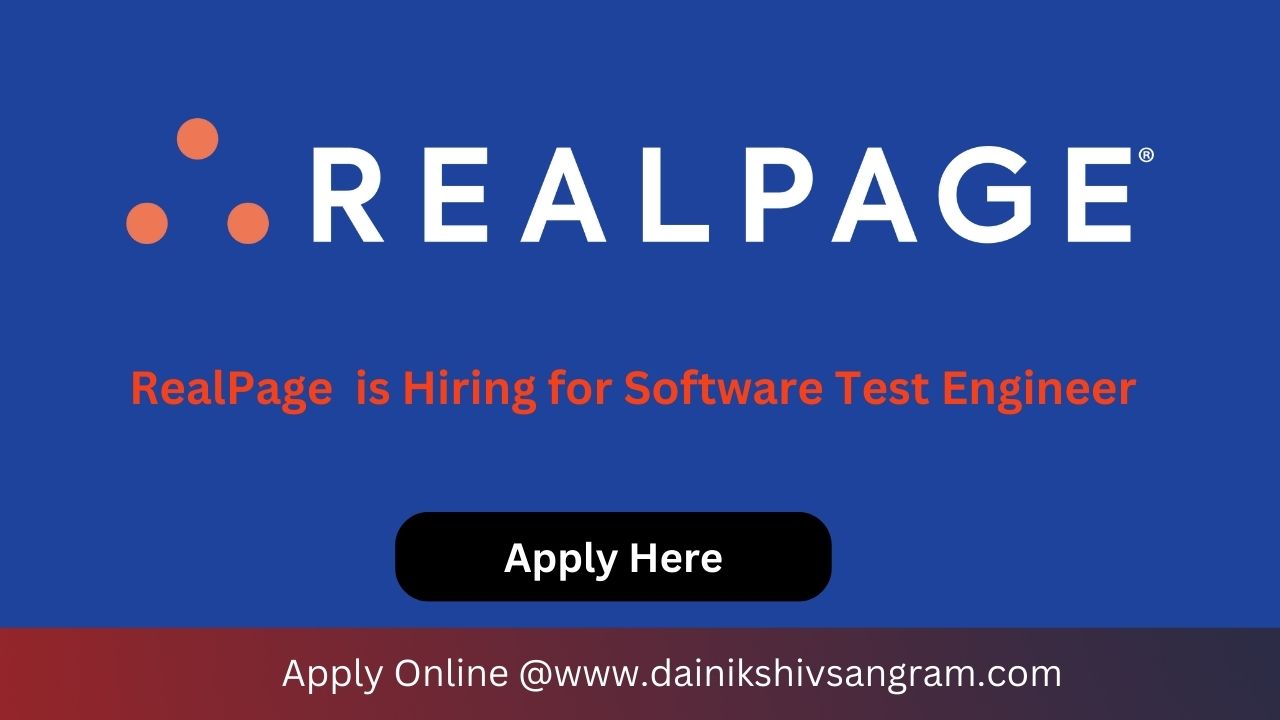 RealPage, Inc. is Hiring for Software QA Engineer | Exp.2 Years