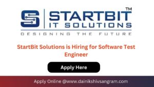 StartBit Solutions is Hiring for Manual Tester | Software Testing Jobs