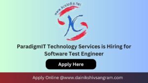 ParadigmIT Technology Services is Hiring for Manual Test Engineer