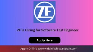 ZF is Hiring for HIL Testing Lead | Software Testing Jobs