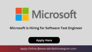 Microsoft is Hiring for Software Quality Assurance Engineer- Remote Job