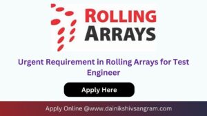 Rolling Arrays is Hiring for Software Tester-Remote Job | Exp.1-4 Years