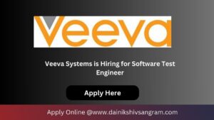 Veeva Systems is Hiring for Associate Software Engineer – Test Automation | Exp.1 Year