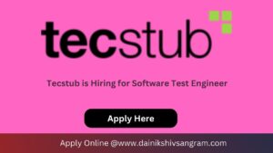 Tecstub is Hiring for Quality Analyst (QA) Engineer | Exp. 1-3 Years