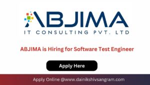 ABJIMA is Hiring for QA Analyst / Software Tester | Fresher Job