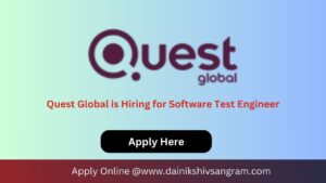 Quest Global is Hiring for Embedded Test Engineer | Exp.2-4 Years | Hybrid Job