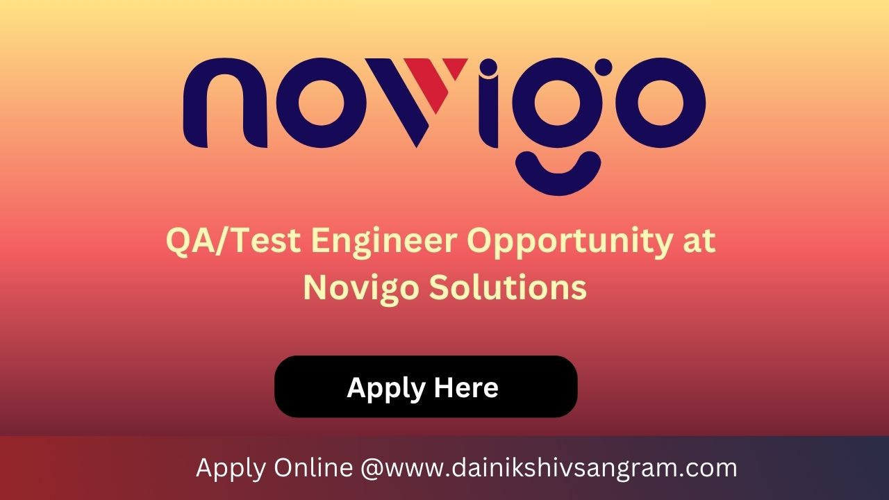 QA/Test Engineer Opportunity at Novigo Solutions