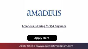 Amadeus is Hiring for QA Engineer