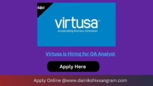 Virtusa is Hiring for QA Analyst