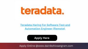Teradata Careers – Exciting Opportunity for Software Test & Automation Engineer | Remote