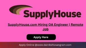 SupplyHouse.com Hiring QA Engineer | Remote Job