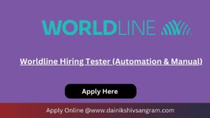 Worldline Hiring Tester (Automation & Manual)