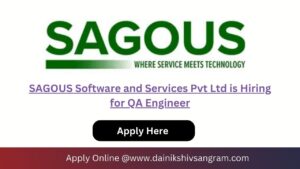 SAGOUS Software and Services Pvt Ltd is Hiring for QA Engineer
