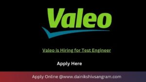 Valeo is Hiring for Test Engineer