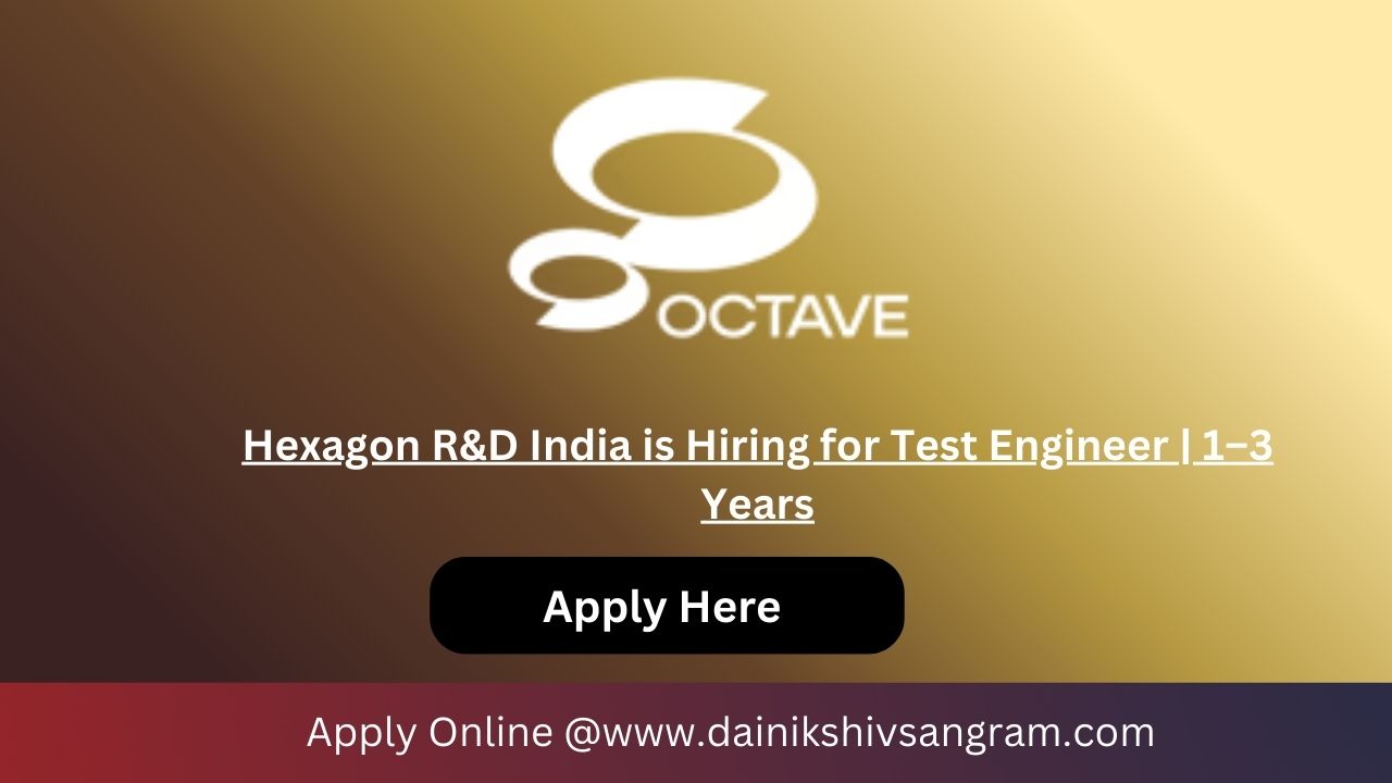 Octave is Hiring for Test Engineer | 1–3 Years
