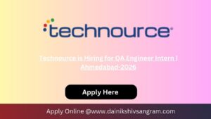 Technource is Hiring for QA Engineer Intern | Ahmedabad-2026