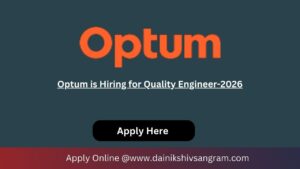 Optum is Hiring for Quality Engineer-2026
